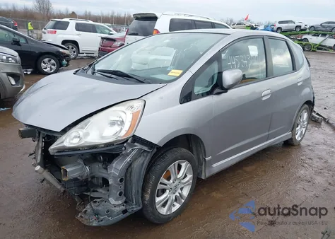 2009 Honda Fit Sport from USA, damaged, VIN JHMGE87489S060258